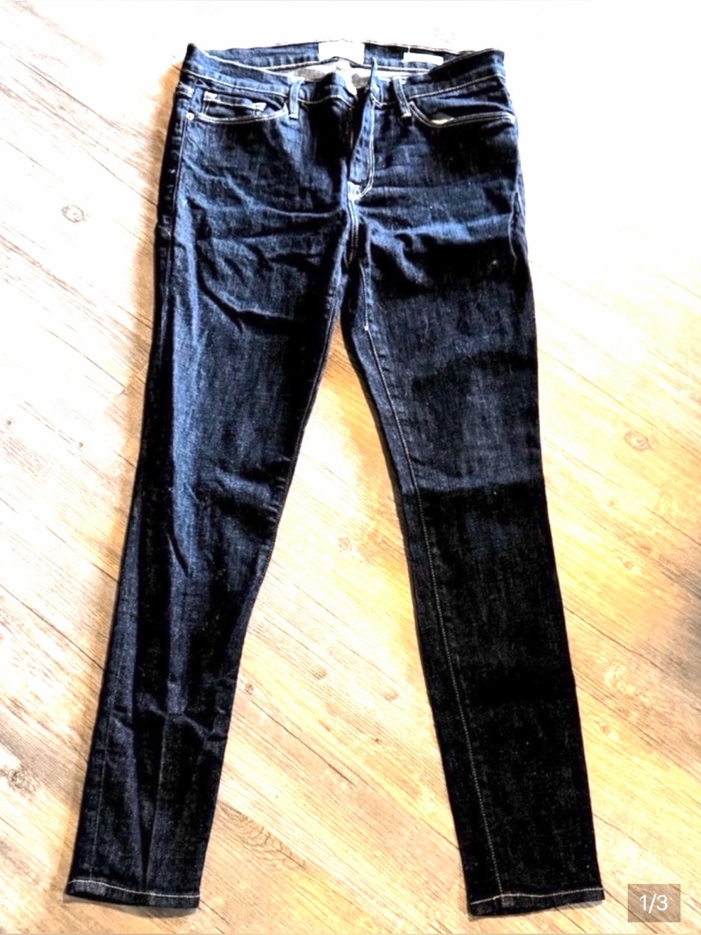 Frame Denim Le Skinny De Jeanne Dark Wash Size 30